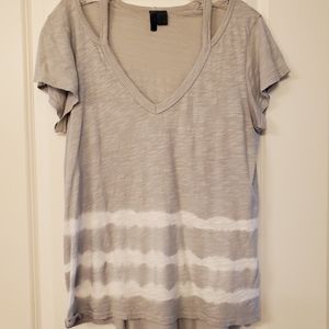 Anthropologie Left of Center gray tee